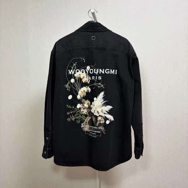[BUNJANG] Wooyoungmi 26FW Flower Denim Jacket / [새상품/46] 우영미 26FW 플라워 데님 자켓