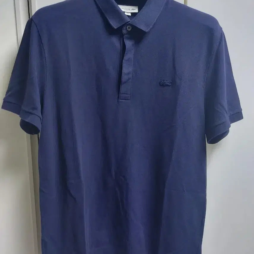 [BUNJANG] Lacoste Polo Shirt Navy / 라코스테 카라티 네이비(경량 패딩 블루종 자켓 조끼 집업 파리폴로)