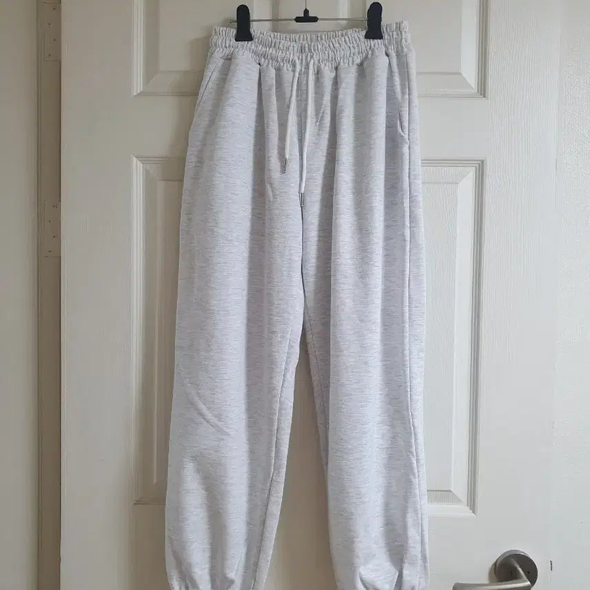 [BUNJANG] Banding Jogger Training Pants - Back Mélange / 밴딩 조거 트레이닝팬츠 백멜란지
