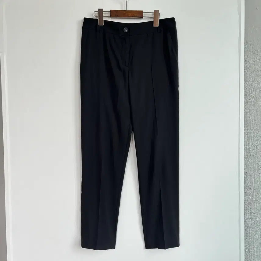 [BUNJANG] SI Black Basic Slacks 55 / SI 블랙 베이직 기본 슬랙스 55