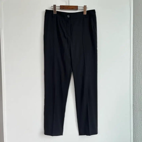 [BUNJANG] SI Black Basic Slacks 55 / SI 블랙 베이직 기본 슬랙스 55