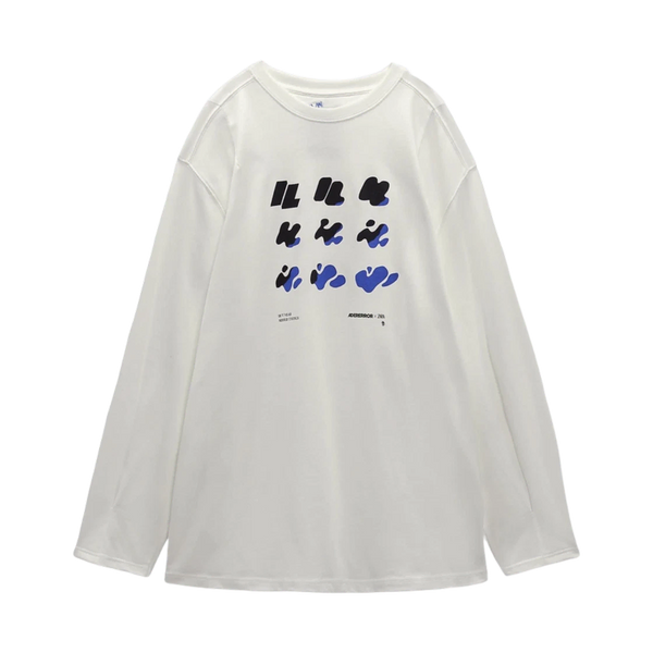[BUNJANG] Zara x ADER Error Graphic Long Sleeve T-Shirt / 자라 x 아더에러 그래픽 롱 슬리브 티셔츠