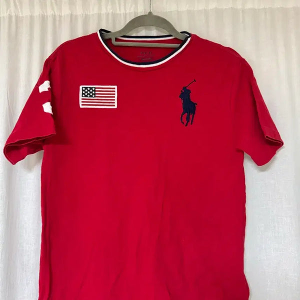 [BUNJANG] Polo Ralph Lauren Big Pony T-Shirt - Red - Size M / [정품] 폴로 랄프로렌 빅포니 반팔티 M(정가 129000)