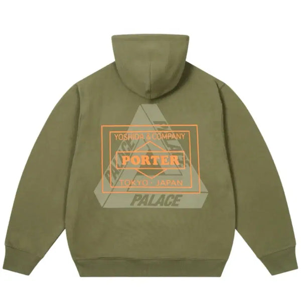 [BUNJANG] Palace Porter Hoodie Olive M / [M] 팔라스 포터 후드 올리브 24FW