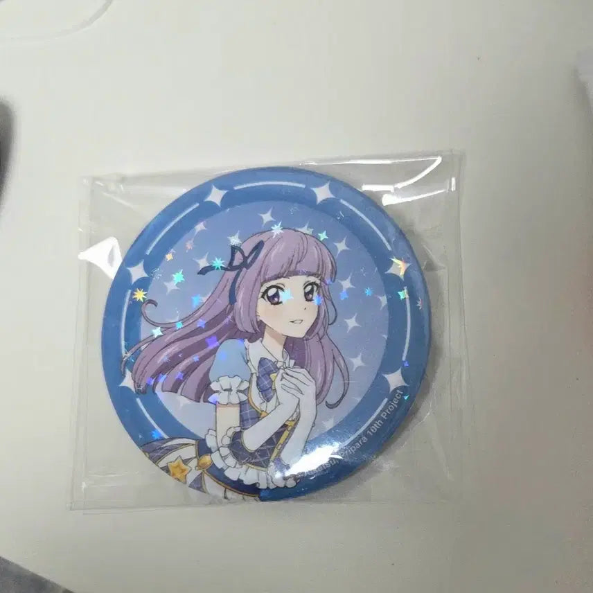 [BUNJANG] Aikatsu! Aikatsu Stars! Sumire Lilla Star Para Pop-up Can Badge / 아이카츠 아이엠스타 스미레 리라 스타파라 팝업 캔뱃지