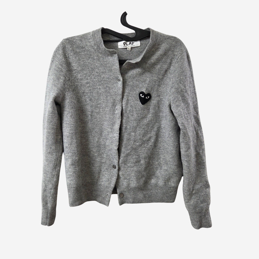 [BUNJANG] COMME des GARCONS Cardigan Grey L / 꼼데가르송(COMME des GARCONS) 가디건 그레이 L