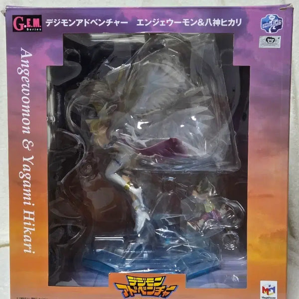 [BUNJANG] Digimon GEM Angelomon & Hikari Yagami Figure / 디지몬 gem 엔젤우몬 피규어
