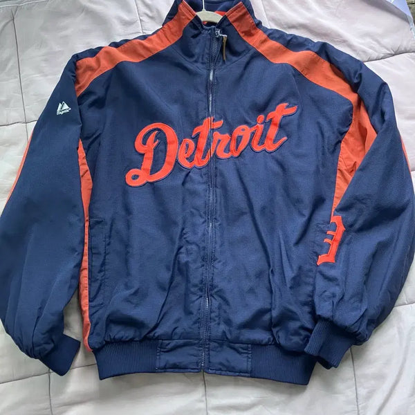 [BUNJANG] Detroit Tigers Baseball Team Jacket / MLB 마제스틱 디트로이트 타이거즈 야구 점퍼 팀자켓