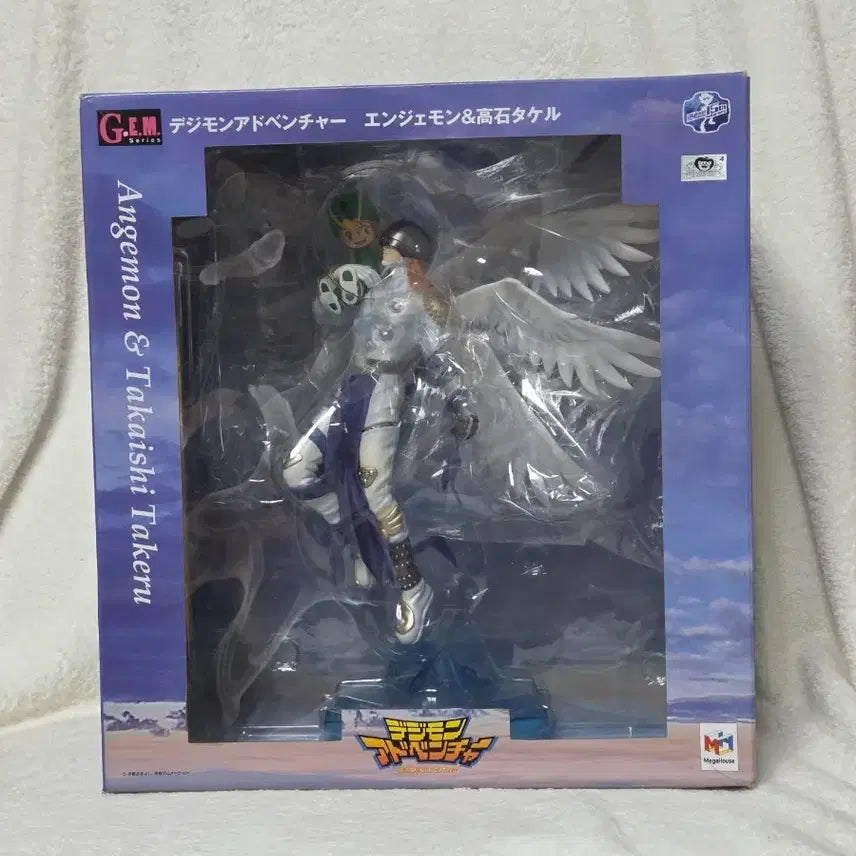 [BUNJANG] Digimon GEM Series Angemon & Takeru Takishi Figure / 디지몬 gem 엔젤몬