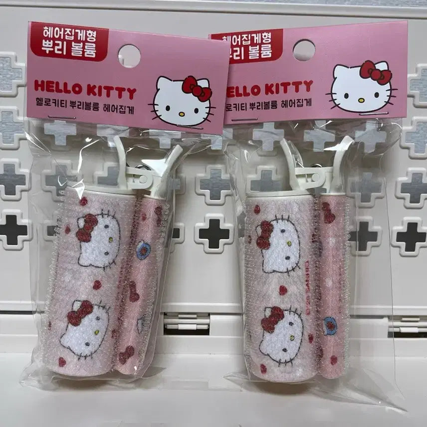 [BUNJANG] Hello Kitty Root Volume Hair Roll (New) / 헬로키티 뿌리볼륨 헤어롤 새상품