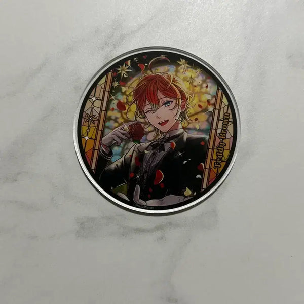 [BUNJANG] AKUNEKO Teddy Brown Acrylic Coaster / 아쿠네코 테디 브리운 아크릴 코스터