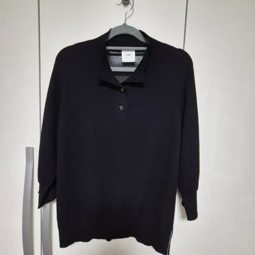 [BUNJANG] KUHO 23SS Open Collar Knit / 구호 23ss 오픈 카라 니트