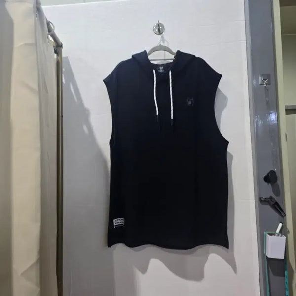 [BUNJANG] Life Work Black Hooded Vest 110 / 라이프워크 조끼110