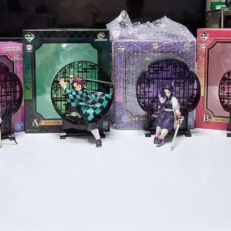 [BUNJANG] Demon Slayer Kimetsu no Yaiba Ichiban Kuji 'Kishou no Kokoro' Folding Screen Figures Set of 6 / 귀멸의칼날 제일복권 / 귀살의뜻 / 병풍 피규어 6종