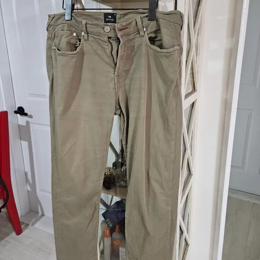 [BUNJANG] Paul Smith Khaki Cotton Pants 32 / PS 폴 스미스 카키색 면바지 32
