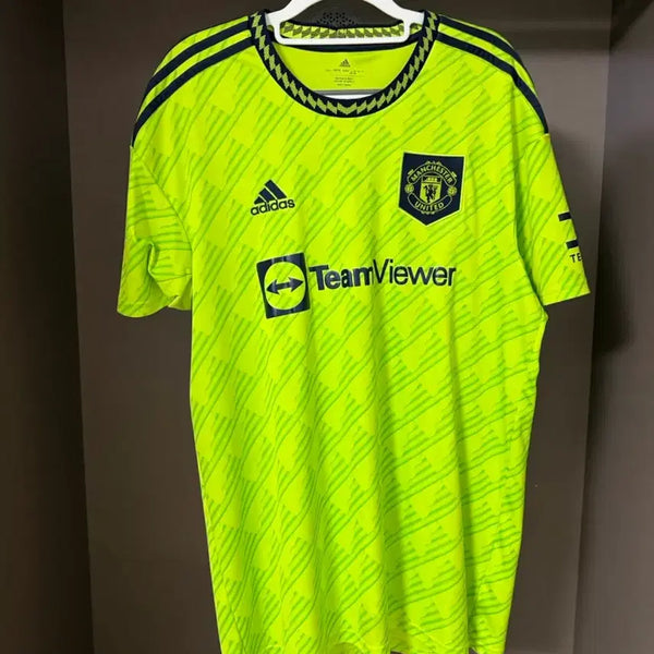 [BUNJANG] Manchester United Adidas 22/23 Authentic Jersey (TeamViewer Printing) / 맨체스터 유나이티드 아디다스 유니폼 22/23