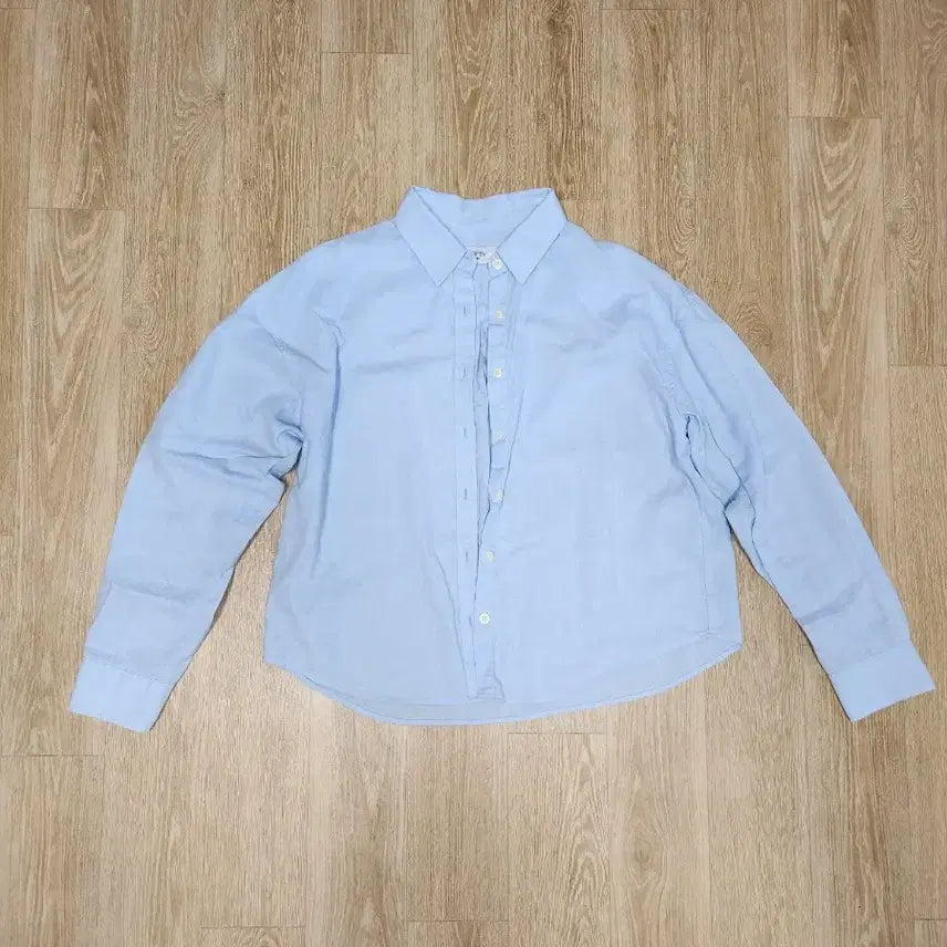 [BUNJANG] TOPTEN Linen Summer Long Sleeve Shirt / 탑텐 리넨 여름 셔츠