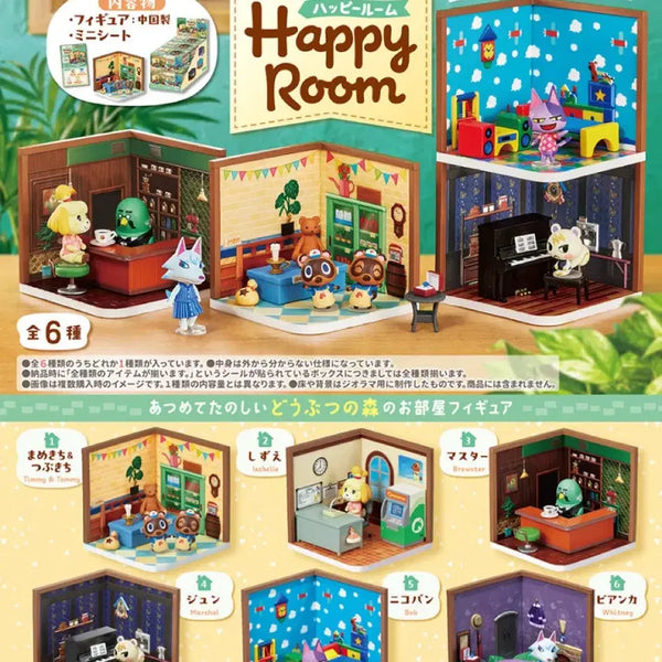 [BUNJANG] Animal Crossing Happy Room Figure Re-Ment Set / 동물의 숲 해피룸 피규어 동숲 리멘트