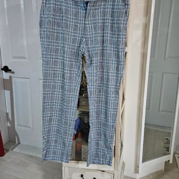 [BUNJANG] Checkered Casual Pants Size 34 / 체크무늬 캐주얼 바지 34