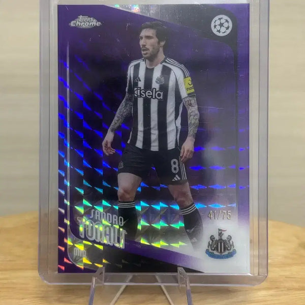 [BUNJANG] Topps Chrome Newcastle Tonali 75 Limited Edition Card #41/75 / 탑스크롬 뉴캐슬 토날리 75한정 카드