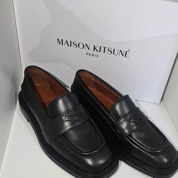 [BUNJANG] Maison Kitsuné Leather Loafers Size 37 (240) / 메종키츠네 가죽 로퍼 37 사이즈 / 240 사이즈
