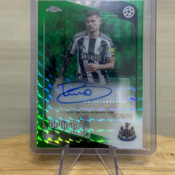 [BUNJANG] Topps Chrome Bruno Guimarães Signed Autograph Card /99 / 탑스크롬 뉴캐슬 기마랑이스 오토 싸인카드 /99한정