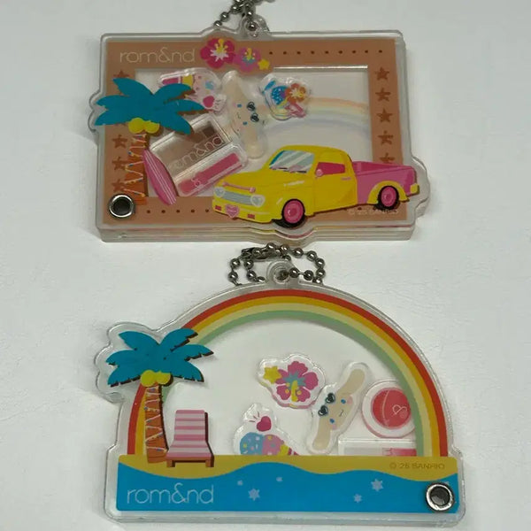 [BUNJANG] Rom&nd x Sanrio Cinnamoroll Collaboration Keyring Set / 롬앤 산리오 시나모롤 콜라보 키링 세트