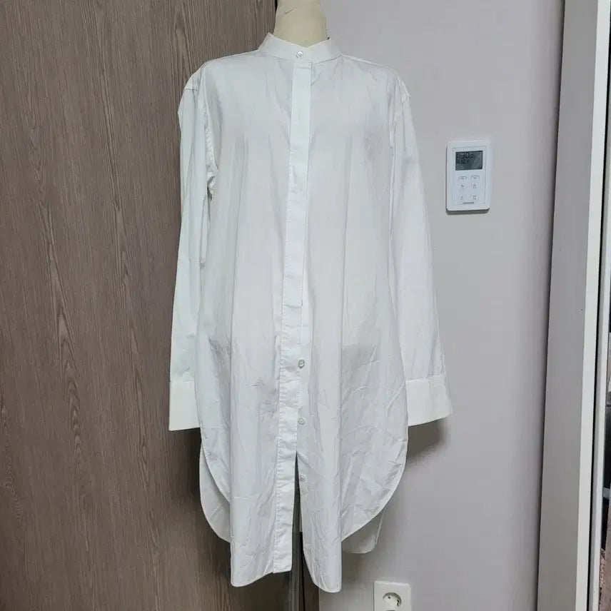 [BUNJANG] Jil Sander Authentic Oversized Long Shirt - White / 질샌더 정품 매장판 오버핏 화이트 롱 셔츠