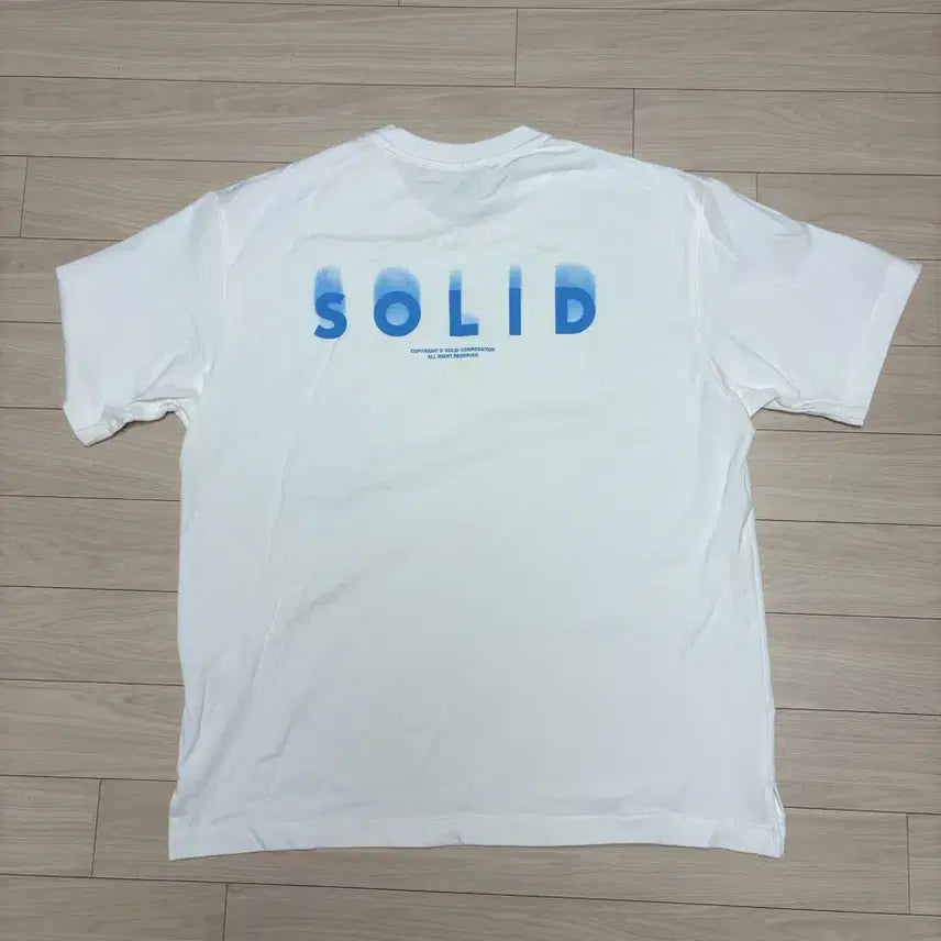 [BUNJANG] Solid Homme White Short Sleeve T-Shirt / [48] 솔리드옴므 화이트 반팔