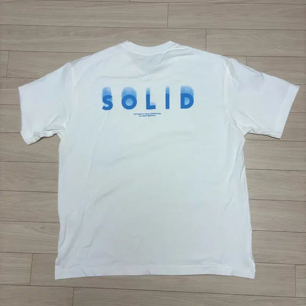 [BUNJANG] Solid Homme White Short Sleeve T-Shirt / [48] 솔리드옴므 화이트 반팔