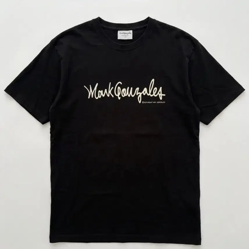 [BUNJANG] Mark Gonzales Short Sleeve T-Shirt Black / 남성L/ 마크 곤잘레스 반팔 티셔츠 블랙 빈티지킹