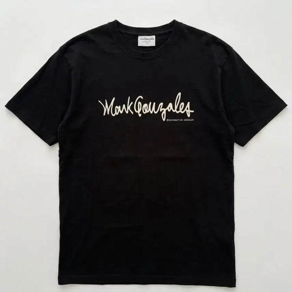 [BUNJANG] Mark Gonzales Short Sleeve T-Shirt Black / 남성L/ 마크 곤잘레스 반팔 티셔츠 블랙 빈티지킹
