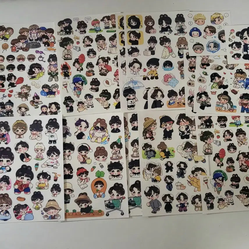[BUNJANG] BTS Fanart Sticker Set / 방탄소년단 팬아트 스티커 인스