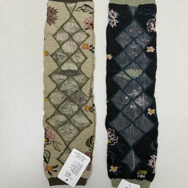[BUNJANG] Kapital Flower Pattern See-Through Socks / 캐피탈 시스루 양말