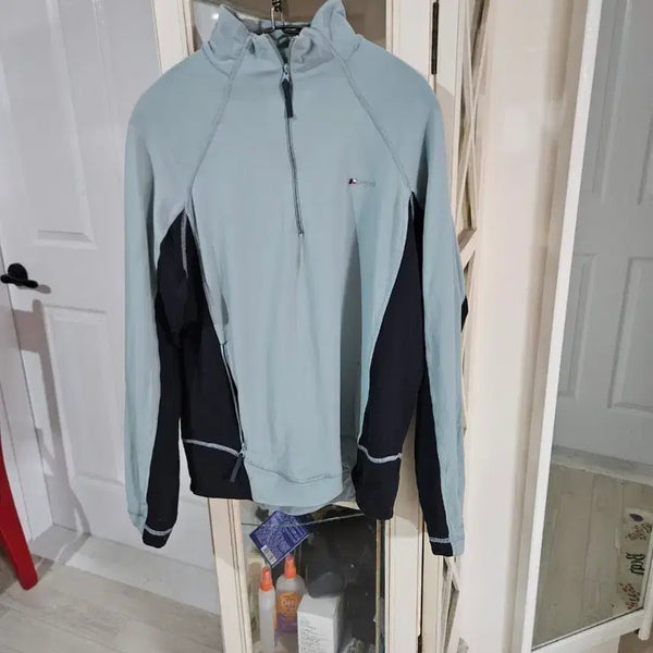 [BUNJANG] Color Block Zip-Up Sweatshirt - Size 100 / 배색 집업 100