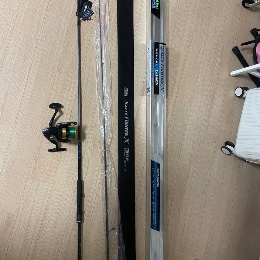 [BUNJANG] Abu Garcia Saltfighter X SXIS-862M Fishing Rod & Daiwa Reel Set / 아부 가르시아 솔티 파이터X SXIS-862M 낚시대 다이와 릴 세트