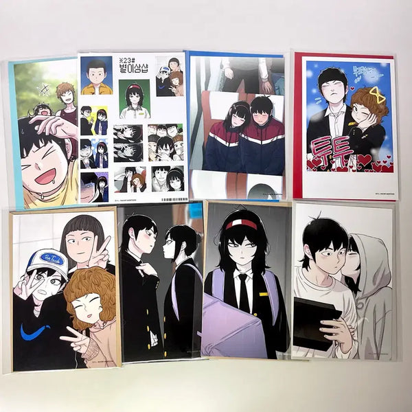 [BUNJANG] Bstar Shop Marpple Shop Official Goods Bundle Set Postcards and Stickers / 별이삼샵 마플샵 공식 굿즈