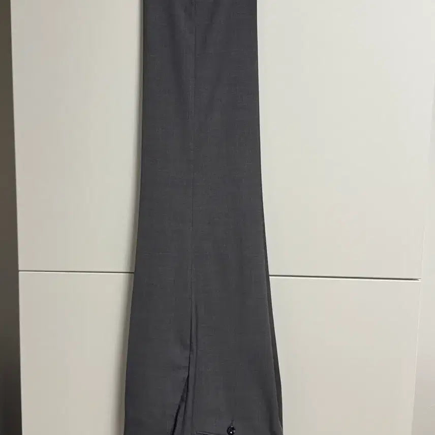 [BUNJANG] Germano Dark Grey Wool Dress Pants / 제르마노 다크 그레이 정장 바지