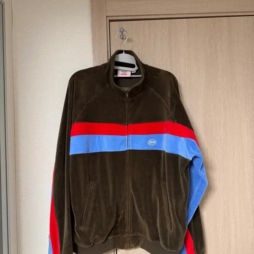 [BUNJANG] Supreme Martin Rose Velour Track Jacket Brown / 슈프림 마틴로즈 벨루어 트랙 자켓 브라운