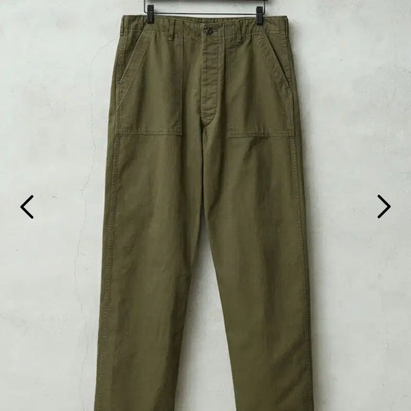 [BUNJANG] OrSlow Herringbone Vintage Fit Fatigue Pants / 오어슬로우 헤링본 빈티지 핏 퍼티그 팬츠 03-V5002-76(3,새상품)
