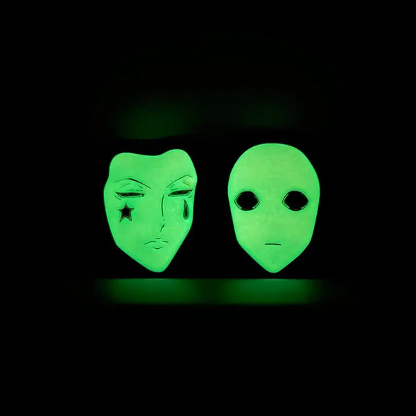 [BUNJANG] Hunter x Hunter Illumi & Hisoka Face Magnets Set / (2개) 헌터헌터 이르미 & 히소카 얼굴 마그넷 자석 일괄 / 제일복권 쿠지 j상