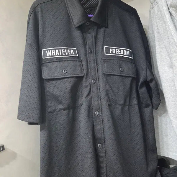 [BUNJANG] Freedom Shirt XL & 2 Socks Bundle / 프리덤 셔츠 블랙 XL 양말 2개 일괄판매