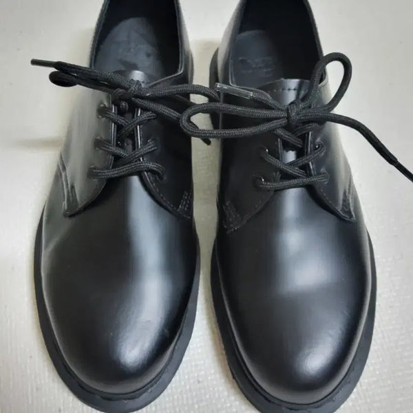 [BUNJANG] Dr. Martens 1461 Mono 3-Eye Derby Shoes Black / 닥터마틴1461 모노 3홀 260신품