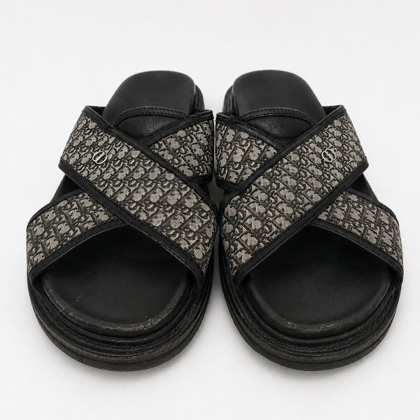 [BUNJANG] Dior Oblique Sandals Slippers 3SA093ZGM / [ 중고O ] 디올 샌들 오블리크 슬리퍼 3SA093ZGM ( 정품감정O )