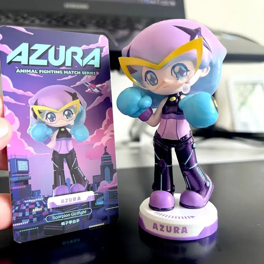 [BUNJANG] Pop Mart Azura Animal Fighting Match Boxer (Unsealed, Box Not Included) / [팝마트] 아주라 애니멀 파이팅 매치 - 복서(개봉, 박스x)