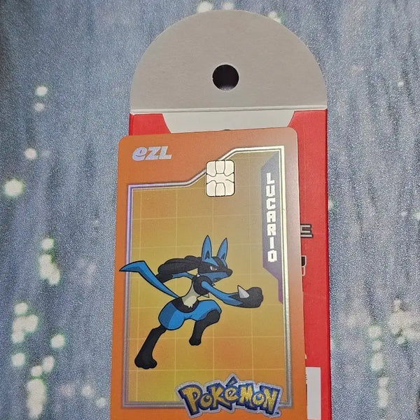 [BUNJANG] Pokemon Eyzic Transit Card Lucario / 포켓몬 이즐 교통카드 루카리오 팝니다.