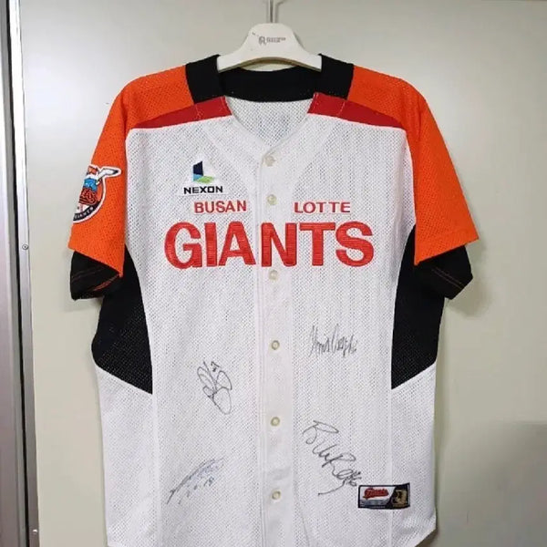[BUNJANG] Lotte Giants Sunday Uniform #47 Kang Min-ho Signed Size 110 / 롯데자이언츠 선데이 유니폼 110(싸인다수)