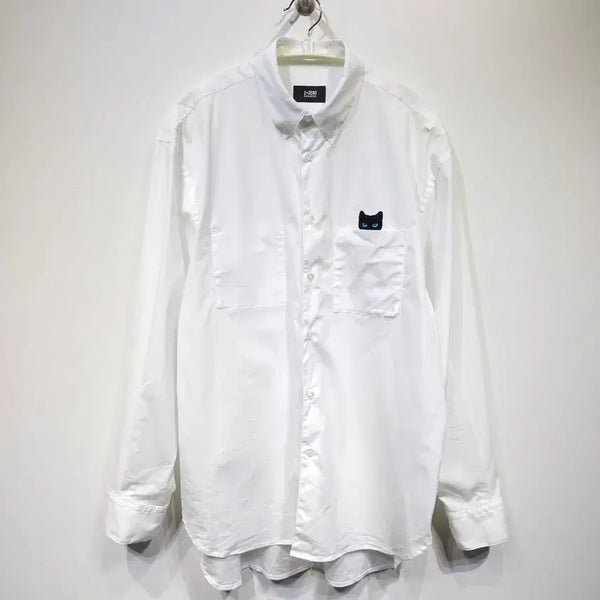[BUNJANG] Zezeongzio Black Panther White Shirt / 지제로 송지오 블랙 팬서 화이트 셔츠