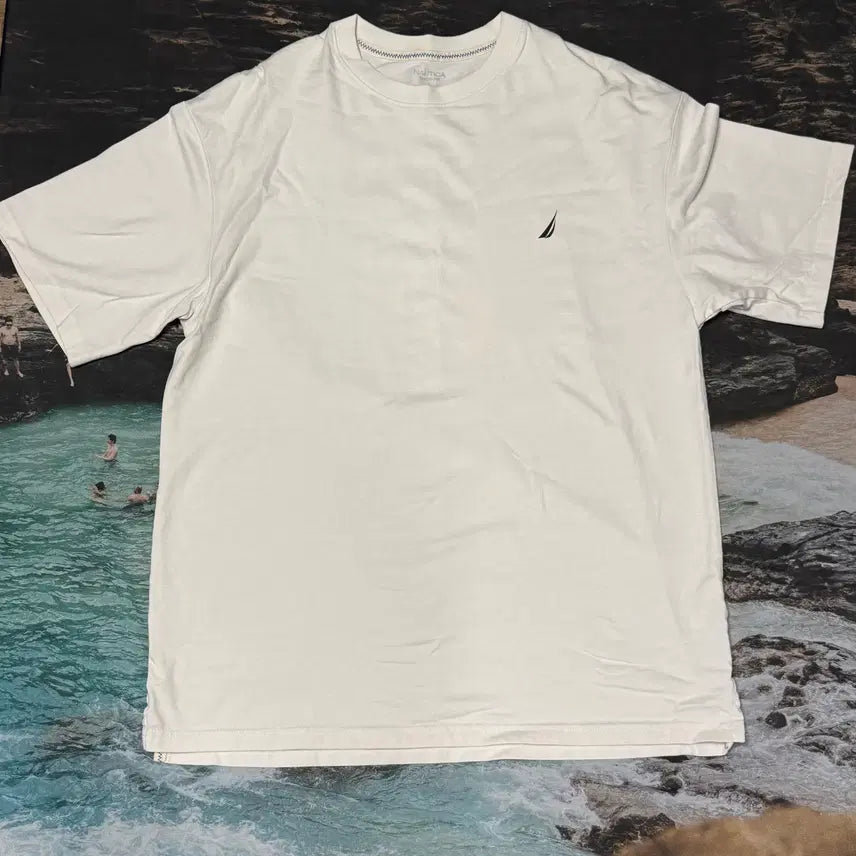 [BUNJANG] Nautica Grand Prix Racing Sponsor T-Shirt NTS4585 / 노티카 그랑프리 레이싱 스폰서 티셔츠 NTS4585 / L