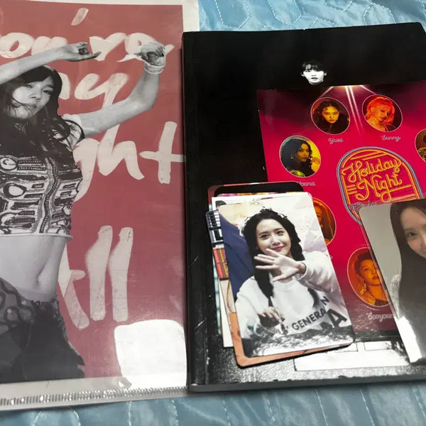 [BUNJANG] Girls' Generation Yoona Photobook + Taeyeon File & Other Cards Bundle / 소녀시대 임윤아닷컴 포토북(+태연 화일 등 소시 카드 덤)